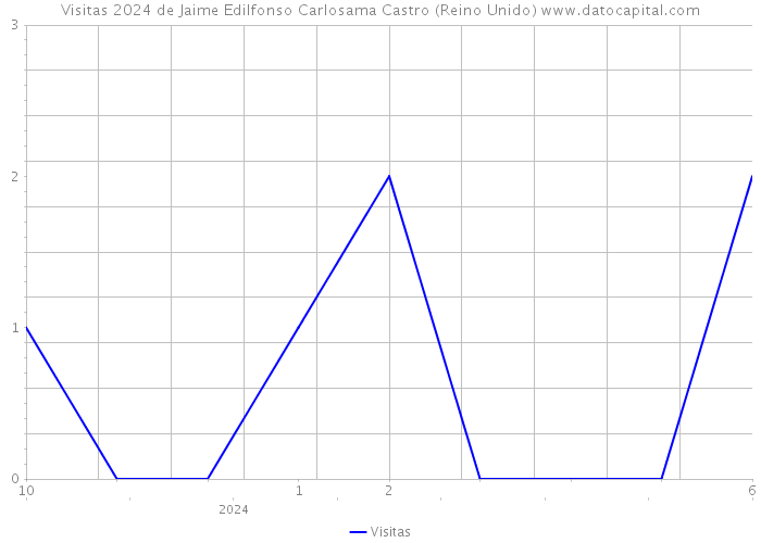 Visitas 2024 de Jaime Edilfonso Carlosama Castro (Reino Unido) 