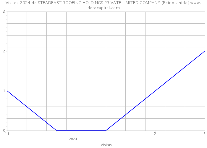 Visitas 2024 de STEADFAST ROOFING HOLDINGS PRIVATE LIMITED COMPANY (Reino Unido) 