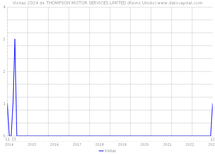 Visitas 2024 de THOMPSON MOTOR SERVICES LIMITED (Reino Unido) 
