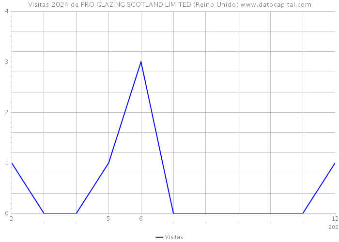 Visitas 2024 de PRO GLAZING SCOTLAND LIMITED (Reino Unido) 