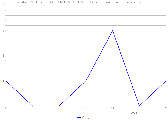 Visitas 2024 de ECHO RECRUITMENT LIMITED (Reino Unido) 