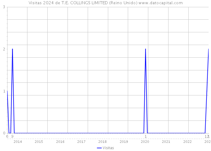 Visitas 2024 de T.E. COLLINGS LIMITED (Reino Unido) 