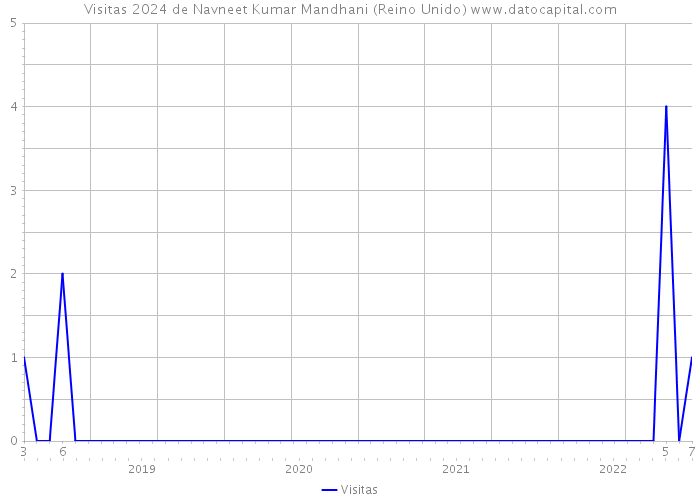 Visitas 2024 de Navneet Kumar Mandhani (Reino Unido) 