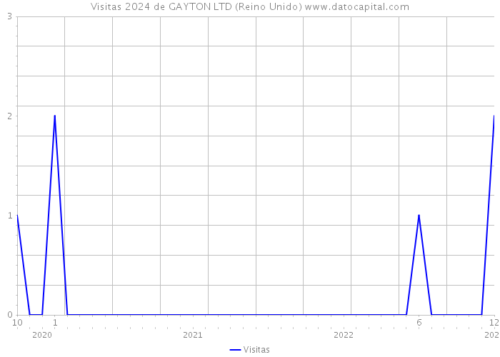 Visitas 2024 de GAYTON LTD (Reino Unido) 