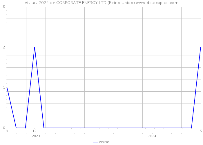 Visitas 2024 de CORPORATE ENERGY LTD (Reino Unido) 