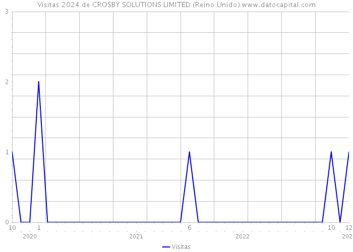 Visitas 2024 de CROSBY SOLUTIONS LIMITED (Reino Unido) 