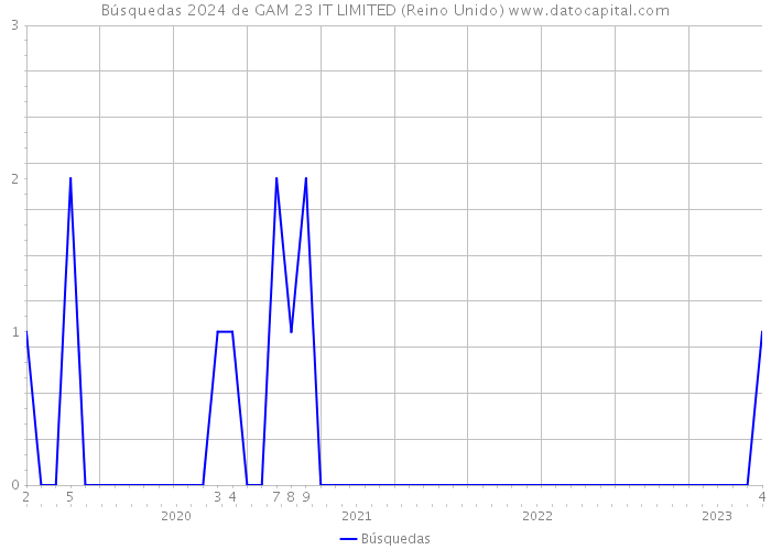 Búsquedas 2024 de GAM 23 IT LIMITED (Reino Unido) 