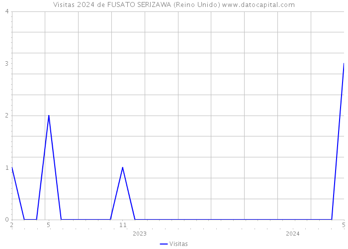 Visitas 2024 de FUSATO SERIZAWA (Reino Unido) 