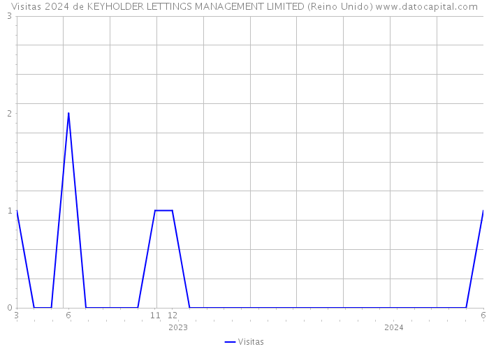 Visitas 2024 de KEYHOLDER LETTINGS MANAGEMENT LIMITED (Reino Unido) 