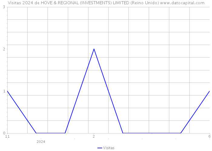 Visitas 2024 de HOVE & REGIONAL (INVESTMENTS) LIMITED (Reino Unido) 