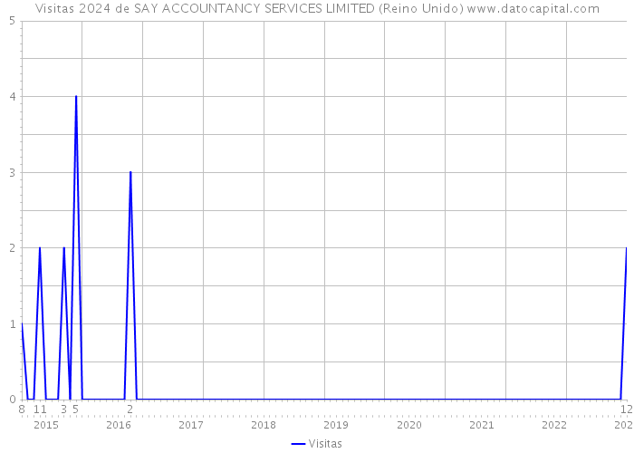 Visitas 2024 de SAY ACCOUNTANCY SERVICES LIMITED (Reino Unido) 