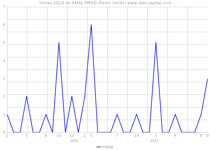 Visitas 2024 de AMAL MRAD (Reino Unido) 