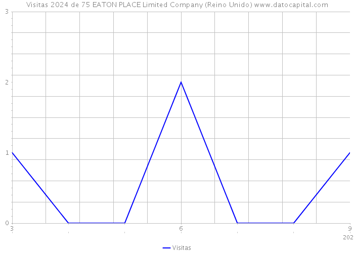 Visitas 2024 de 75 EATON PLACE Limited Company (Reino Unido) 