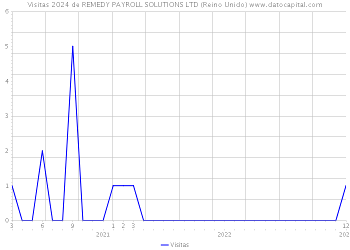 Visitas 2024 de REMEDY PAYROLL SOLUTIONS LTD (Reino Unido) 