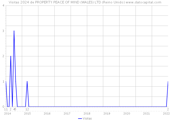 Visitas 2024 de PROPERTY PEACE OF MIND (WALES) LTD (Reino Unido) 