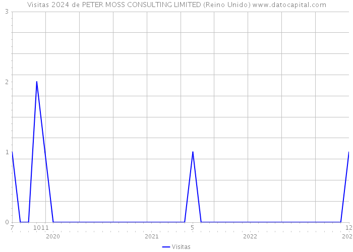 Visitas 2024 de PETER MOSS CONSULTING LIMITED (Reino Unido) 