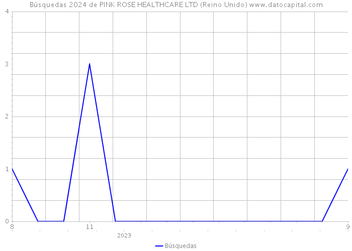 Búsquedas 2024 de PINK ROSE HEALTHCARE LTD (Reino Unido) 