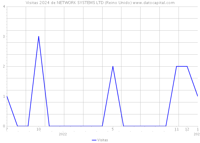 Visitas 2024 de NETWORK SYSTEMS LTD (Reino Unido) 