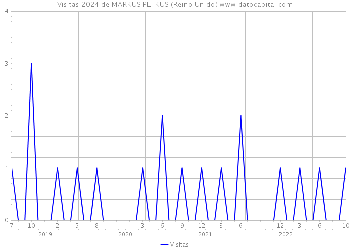 Visitas 2024 de MARKUS PETKUS (Reino Unido) 