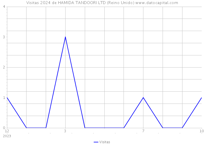 Visitas 2024 de HAMIDA TANDOORI LTD (Reino Unido) 