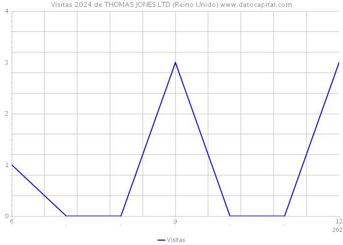 Visitas 2024 de THOMAS JONES LTD (Reino Unido) 