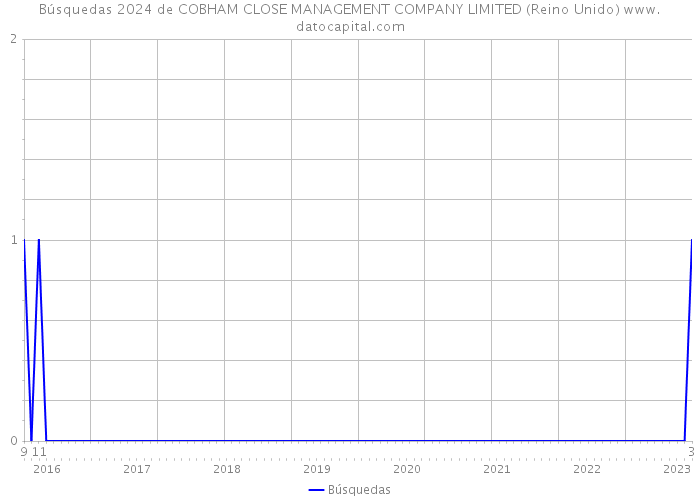 Búsquedas 2024 de COBHAM CLOSE MANAGEMENT COMPANY LIMITED (Reino Unido) 