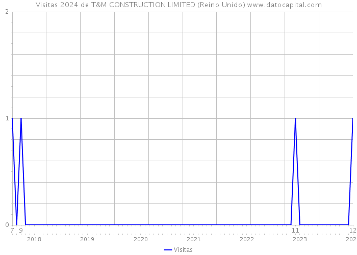 Visitas 2024 de T&M CONSTRUCTION LIMITED (Reino Unido) 