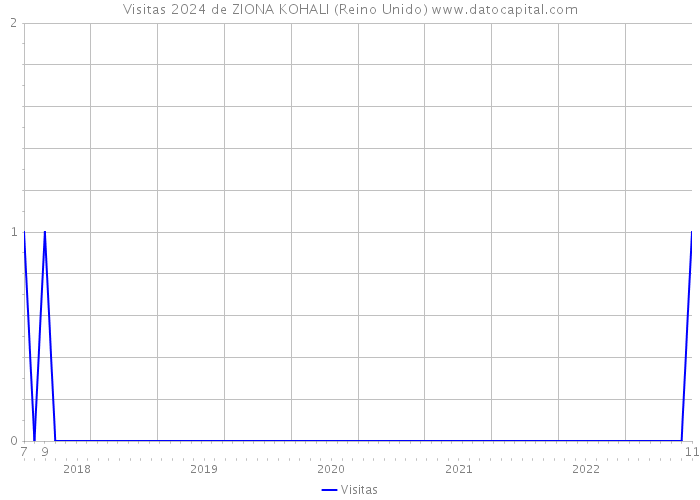 Visitas 2024 de ZIONA KOHALI (Reino Unido) 