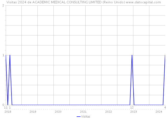 Visitas 2024 de ACADEMIC MEDICAL CONSULTING LIMITED (Reino Unido) 