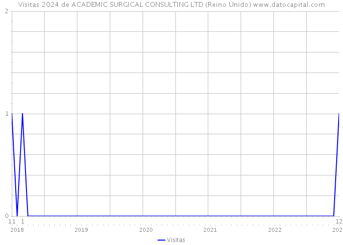 Visitas 2024 de ACADEMIC SURGICAL CONSULTING LTD (Reino Unido) 