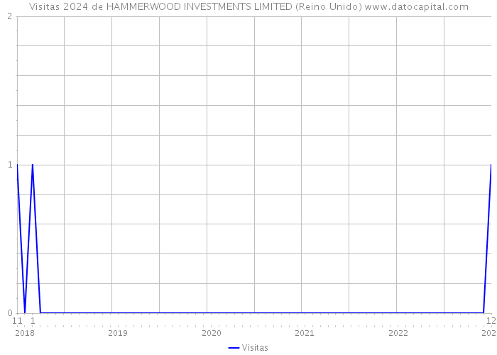 Visitas 2024 de HAMMERWOOD INVESTMENTS LIMITED (Reino Unido) 