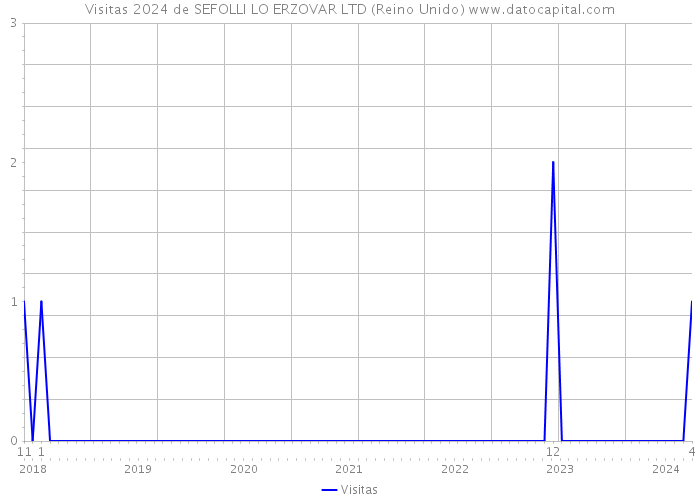 Visitas 2024 de SEFOLLI LO ERZOVAR LTD (Reino Unido) 