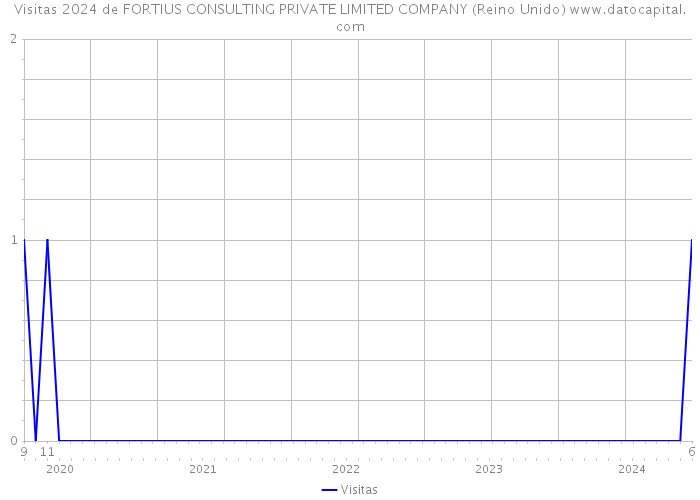 Visitas 2024 de FORTIUS CONSULTING PRIVATE LIMITED COMPANY (Reino Unido) 