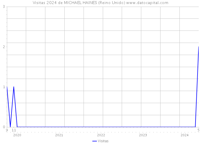 Visitas 2024 de MICHAEL HAINES (Reino Unido) 