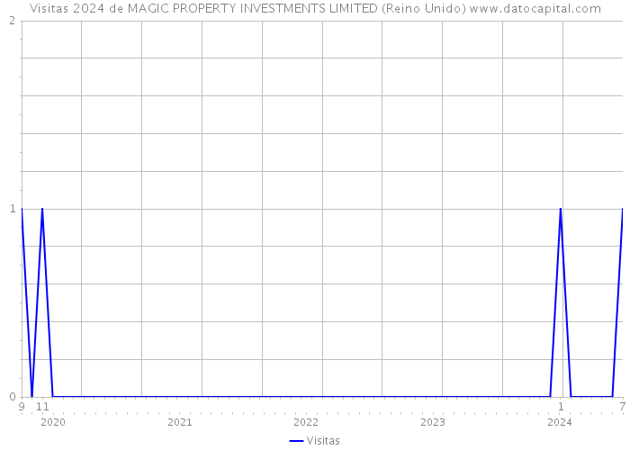 Visitas 2024 de MAGIC PROPERTY INVESTMENTS LIMITED (Reino Unido) 