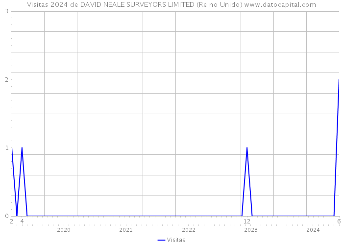 Visitas 2024 de DAVID NEALE SURVEYORS LIMITED (Reino Unido) 