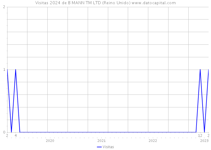 Visitas 2024 de B MANN TM LTD (Reino Unido) 