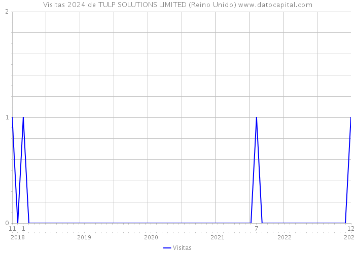 Visitas 2024 de TULP SOLUTIONS LIMITED (Reino Unido) 