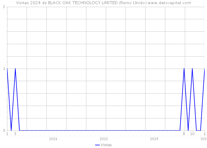 Visitas 2024 de BLACK OAK TECHNOLOGY LIMITED (Reino Unido) 