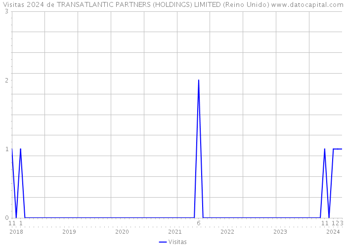 Visitas 2024 de TRANSATLANTIC PARTNERS (HOLDINGS) LIMITED (Reino Unido) 