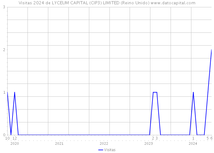 Visitas 2024 de LYCEUM CAPITAL (CIP3) LIMITED (Reino Unido) 