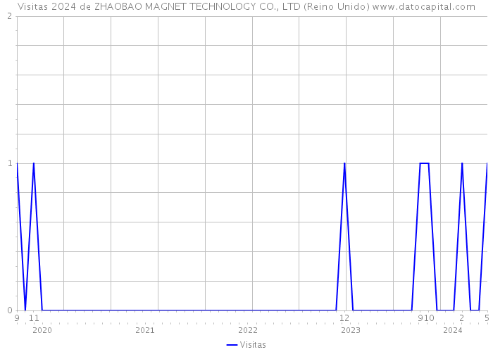 Visitas 2024 de ZHAOBAO MAGNET TECHNOLOGY CO., LTD (Reino Unido) 