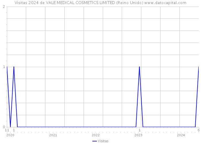 Visitas 2024 de VALE MEDICAL COSMETICS LIMITED (Reino Unido) 