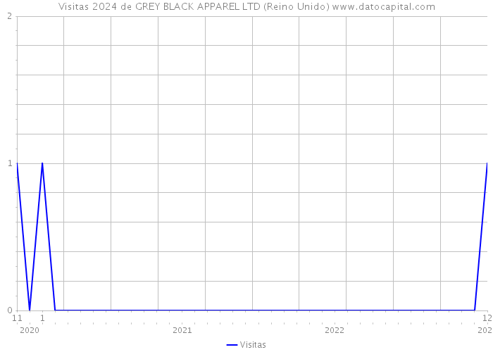 Visitas 2024 de GREY BLACK APPAREL LTD (Reino Unido) 