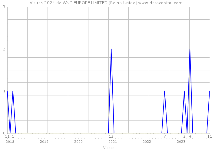 Visitas 2024 de WNG EUROPE LIMITED (Reino Unido) 
