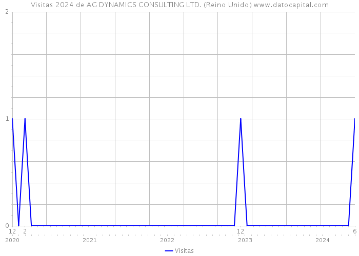 Visitas 2024 de AG DYNAMICS CONSULTING LTD. (Reino Unido) 