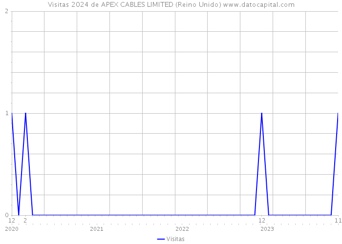Visitas 2024 de APEX CABLES LIMITED (Reino Unido) 