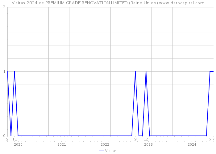 Visitas 2024 de PREMIUM GRADE RENOVATION LIMITED (Reino Unido) 