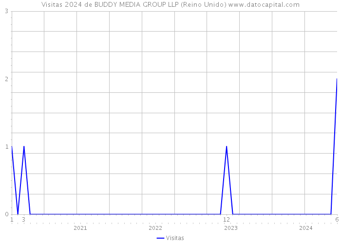 Visitas 2024 de BUDDY MEDIA GROUP LLP (Reino Unido) 