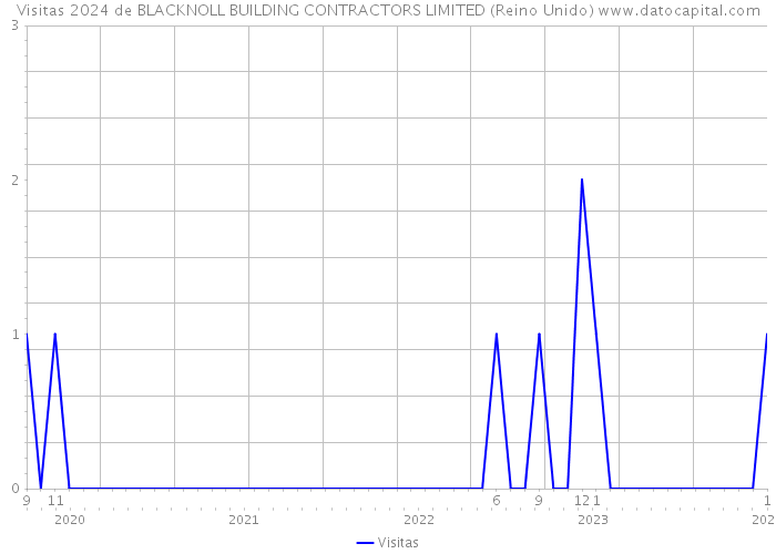 Visitas 2024 de BLACKNOLL BUILDING CONTRACTORS LIMITED (Reino Unido) 